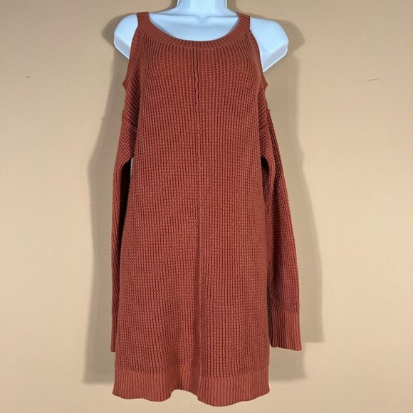 Abercrombie & Fitch Cold Shoulder Sweater Dress - Picture 3 of 7